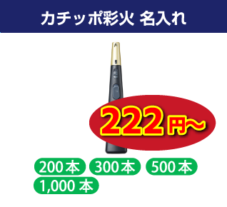 TTS 注入式点火棒ライター カチッポ彩火-ayaka- 黒１色　名入れ